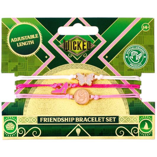 Braccialetti Wicked Glinda dell'Amicizia 3 Pack