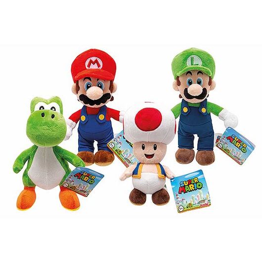 Super Mario Character Plush  20cm 109231009 (Τυχαία Επιλογή)