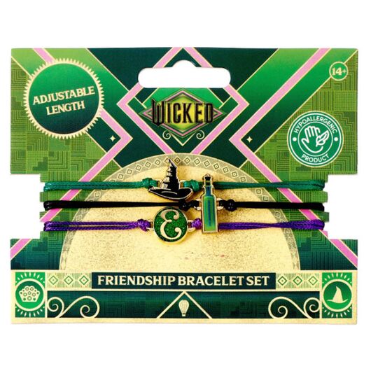 Braccialetti Wicked Elphaba dell'Amicizia 3 Pack