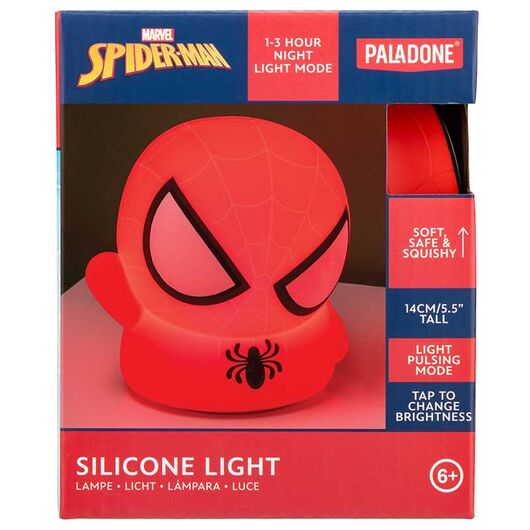 Spiderman Silicone Light Rechargeable Battery Lamper  PP13692SPM
