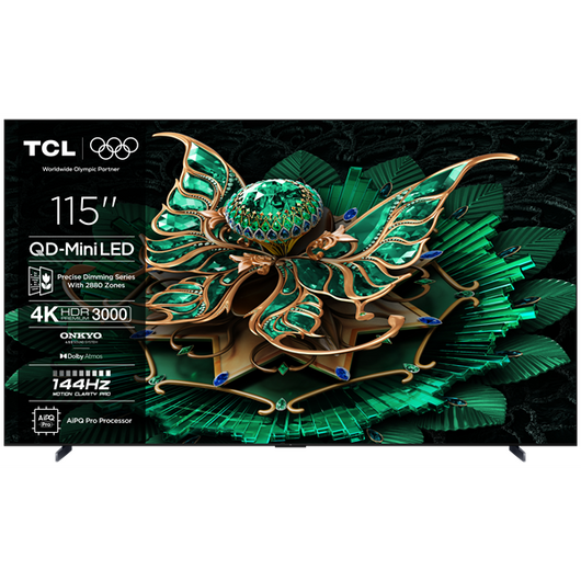 TCL 115C7K 4K QD Mini-LED 144HZ TV (2025)