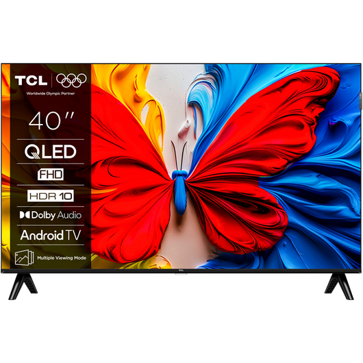 TCL 40S5K Full HD QLED TV 60HZ with HDR and AndroidTV (2025)