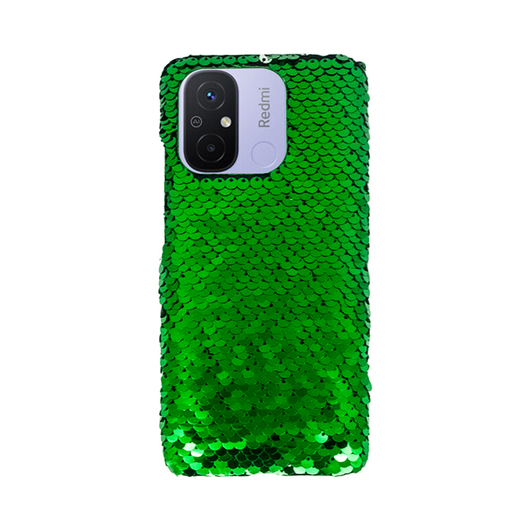 Vivid Sequin Case Xiaomi Redmi 12C Green 5213015673168
