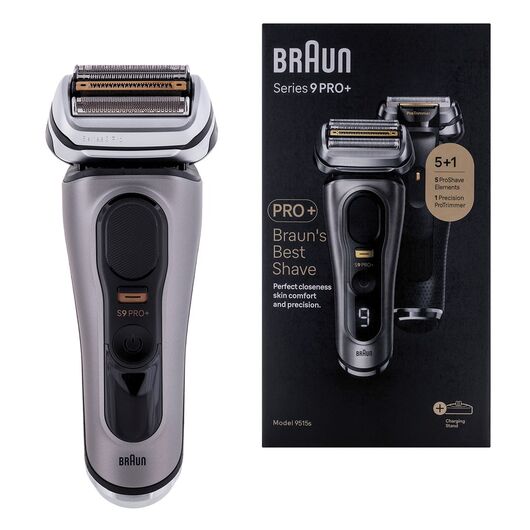 Braun Series 9 Pro+ 9515s Shaver 6 pieces Metallic