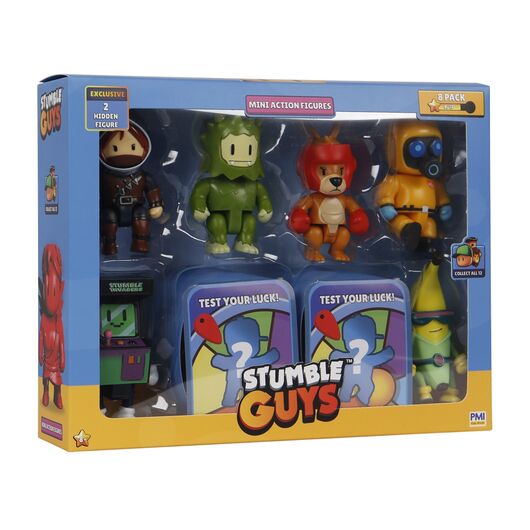 STUMBLE GUYS S2 MINI ACTION FIGURES - 8 PACK DELUXE BOX VER.A