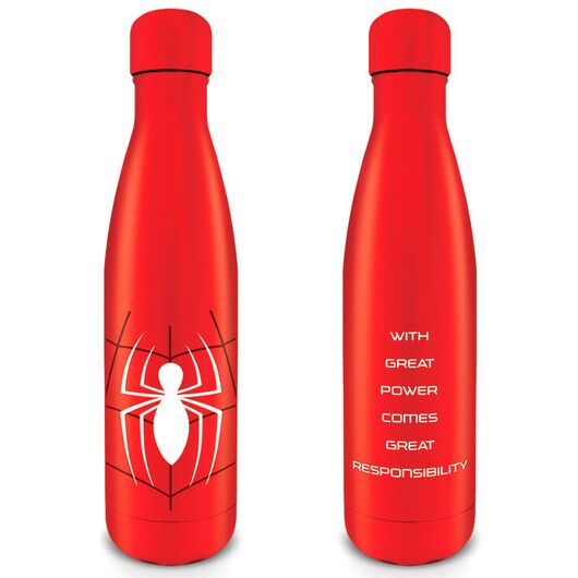 PYRAMID Marvel Spiderman Great Power metal bottle