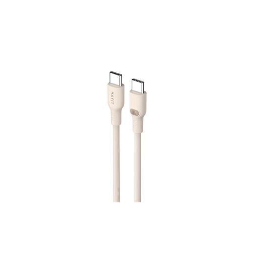 Havit CB6284 - USB Type C to USB Type C cable, 2.0 m (beige)