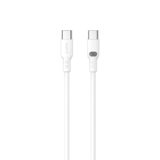 Havit CB6279 - USB Type C to USB Type C charging cable, 1 m (white)