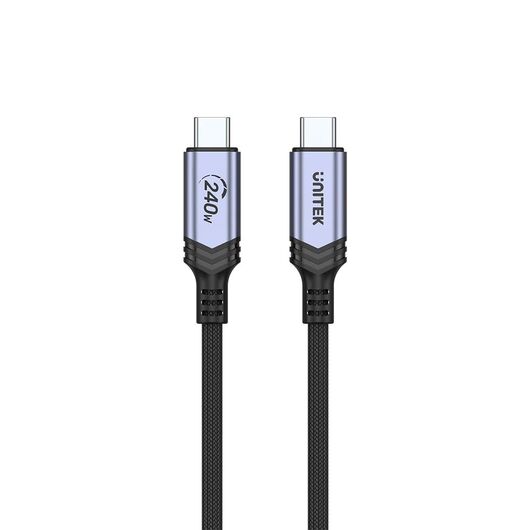 UNITEK CABLE USB-C, 240W, 2M