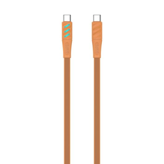 Havit CB6254 - USB Type C to USB Type C charging cable, 1 m (orange)