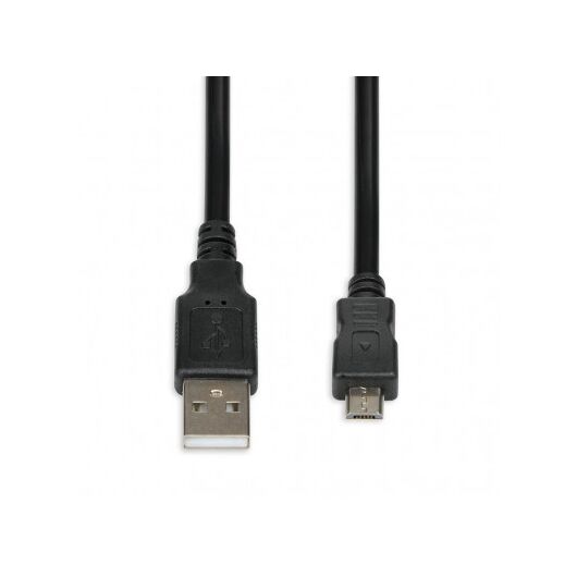 iBox IKU2M18 USB cable 1.8 m USB 2.0 USB A Micro-USB B Black
