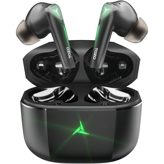 TOZO Gaming Pods True Wireless Stereo (TWS) In-Ear USB Type-C Bluetooth Gaming Headset Black