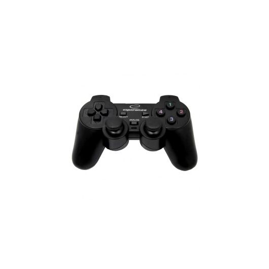 Esperanza EG106 Gaming Controller Joystick PC,Playstation 2,Playstation 3 Analogue / Digital USB 2.0 Black