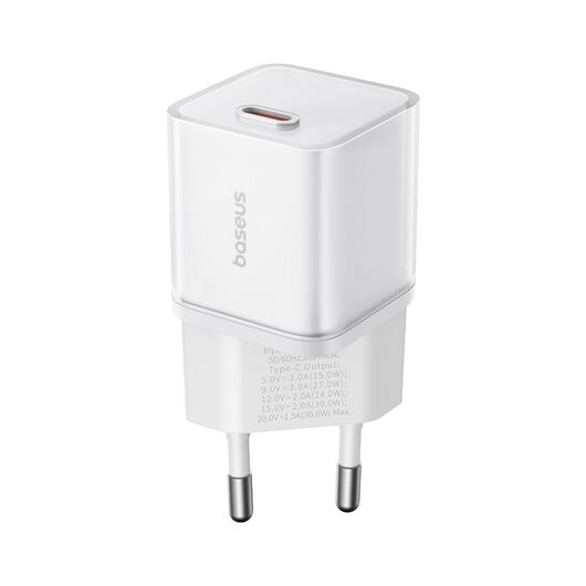Baseus GAN5S P10162504213-00 Mains Charger 30W White