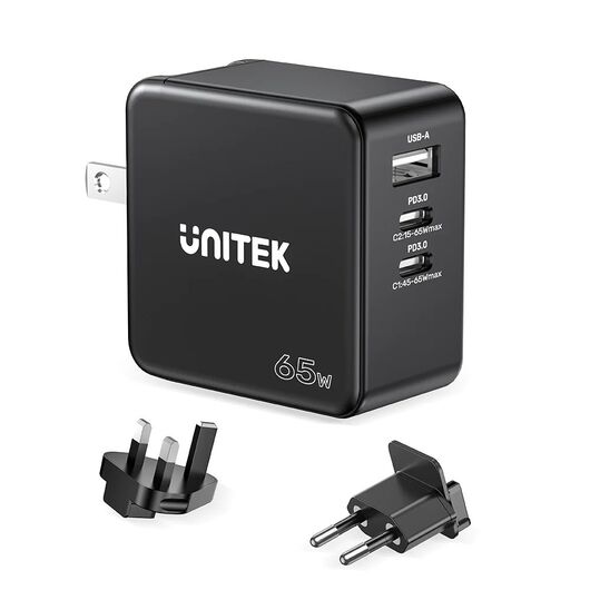UNITEK P1117B mobile device charger Black