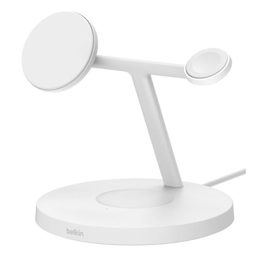 Belkin BoostCharge Pro Headphones, Smartphone, Smartwatch White USB Wireless charging Fast charging Indoor