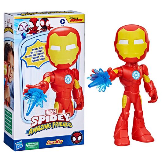 Marvel Spidey Amazing Friends Iron Man figure 22cm 5010996141309