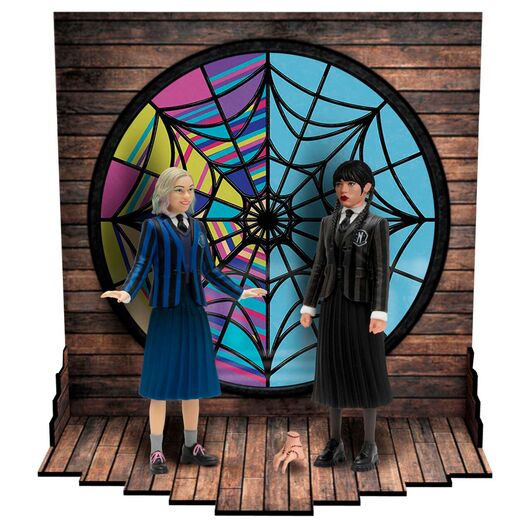 MEZCO TOYZ Wednesday - Wednesday & Enid set 2 figures 9,5cm