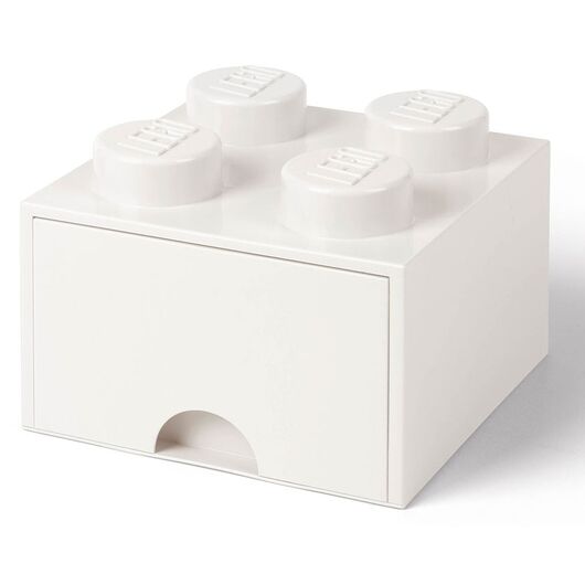 Contenitore LEGO Brick 4 Cassetto Bianco RCL 40051735