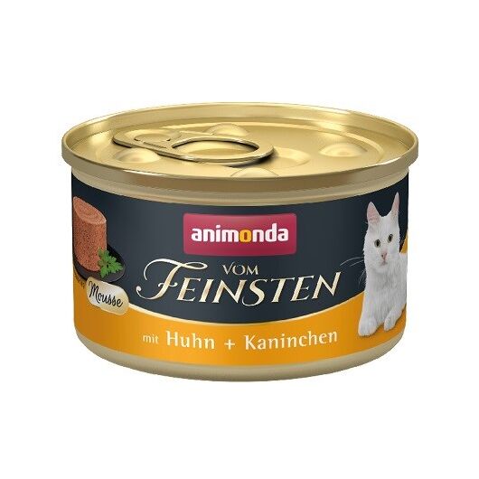 ANIMONDA Vom Feinsten Mousse Chicken and rabbit - wet cat food - 85g