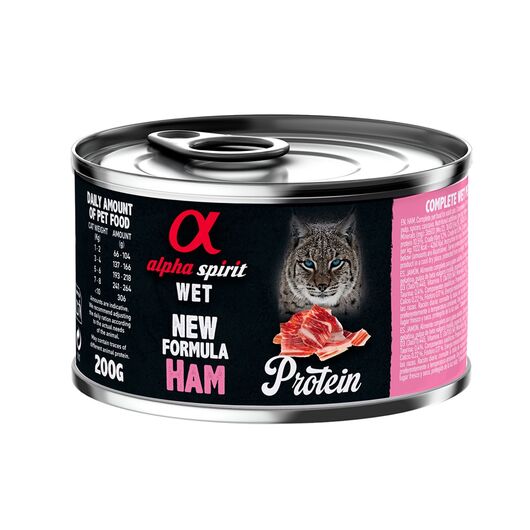 ALPHA SPIRIT Protein Ham - wet cat food - 200g