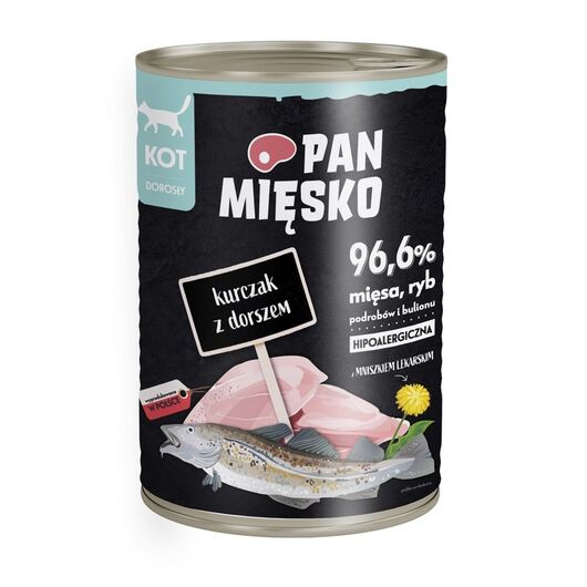 Mr. Meat Chicken with cod - Wet cat food - 400g