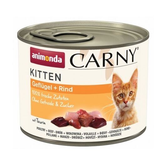 ANIMONDA Carny Kitten Poultry Beef - wet cat food - 200 g