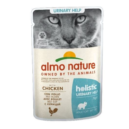 ALMO NATURE Holistic Urinary help - wet food for adult cats with chicken - 70g