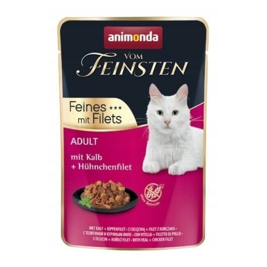 ANIMONDA vom Feinsten Veal - wet cat food - 85 g