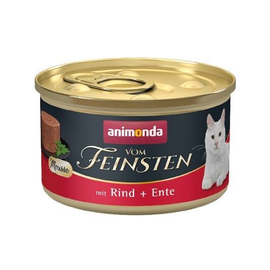 ANIMONDA Vom Feinsten Mousse Beef and duck - wet cat food - 85g