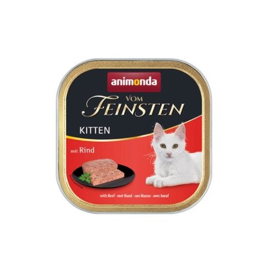 ANIMONDA Vom Feinsten Kitten Beef - wet cat food - 100g
