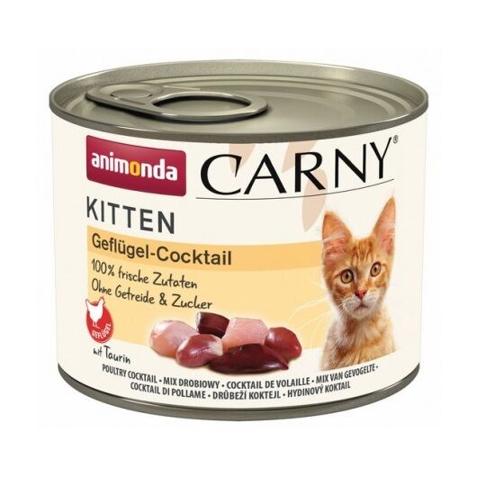 ANIMONDA Carny Kitten Poultry cocktail - wet cat food - 200g