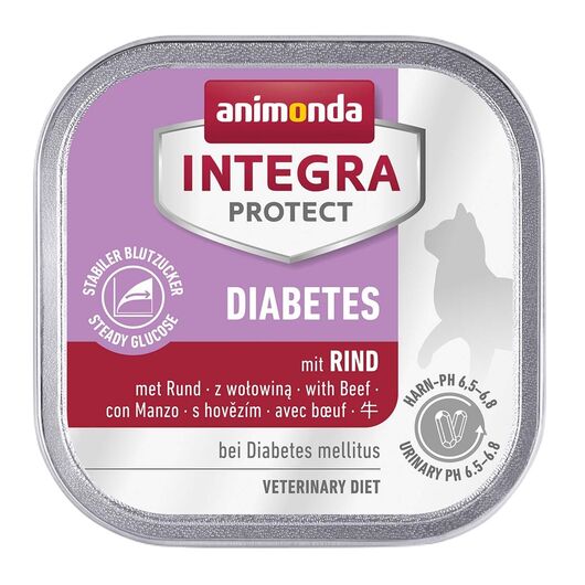 ANIMONDA Integra Protect Diabetes Beef - wet cat food - 100g