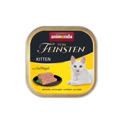 ANIMONDA Vom Feinsten Kitten Chicken - wet cat food - 100g