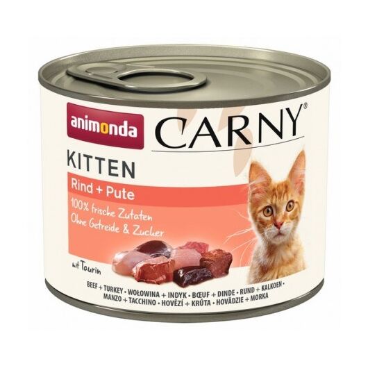 ANIMONDA Carny Kitten Beef with turkey - wet cat food - 200g