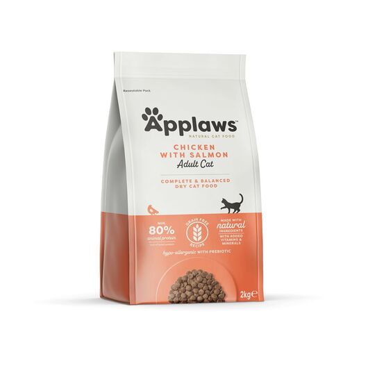 APPLAWS Chicken with salmon - dry cat food - 2kg