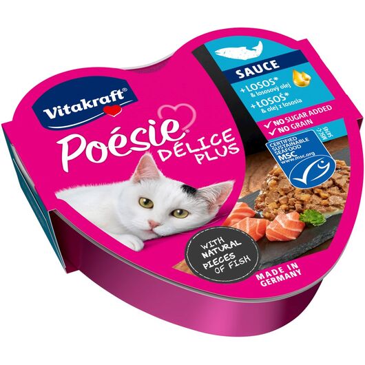 VITAKRAFT POESIE DELICE PLUS Salmon - wet cat food - 85g