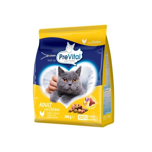 PREVITAL Adult Chicken  dry cat food - 300g