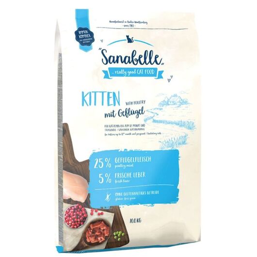 BOSCH Sanabelle Kitten with Poultry - Dry Cat Food - 10 kg