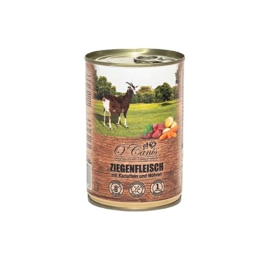 O'CANIS canned dog food- wet food-goat with potatoes- 400 g