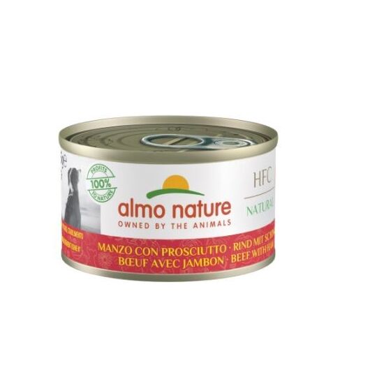ALMO Nature HFC NATURAL beef and ham - wet dog food - 95 g