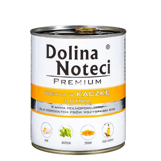 DOLINA NOTECI Premium Rich in duck with pumpkin - Wet dog food - 800 g
