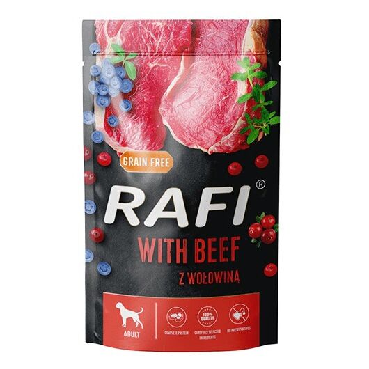 DOLINA NOTECI Rafi with beef - wet dog food - 500g