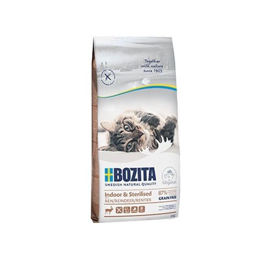 Bozita Indoor&Sterilised Grain free Reindeer 10kg