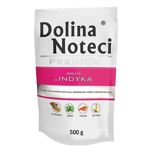 DOLINA NOTECI Premium Rich in turkey - Wet dog food - 500 g