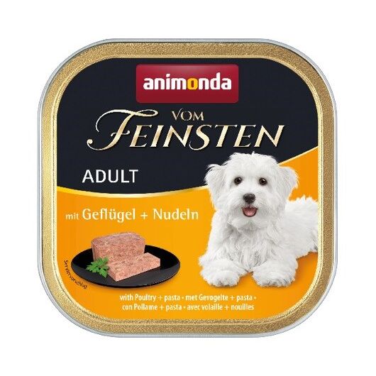 ANIMONDA Vom Feinsten Adult Poultry and pasta - wet dog food - 150g