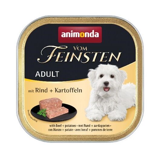 ANIMONDA Vom Feinsten Adult Beef and potatoes - wet dog food - 150g