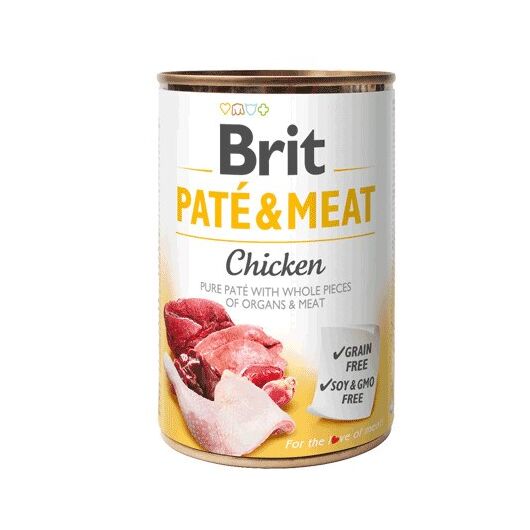 BRIT Paté & Meat with Chicken - wet dog food - 400g