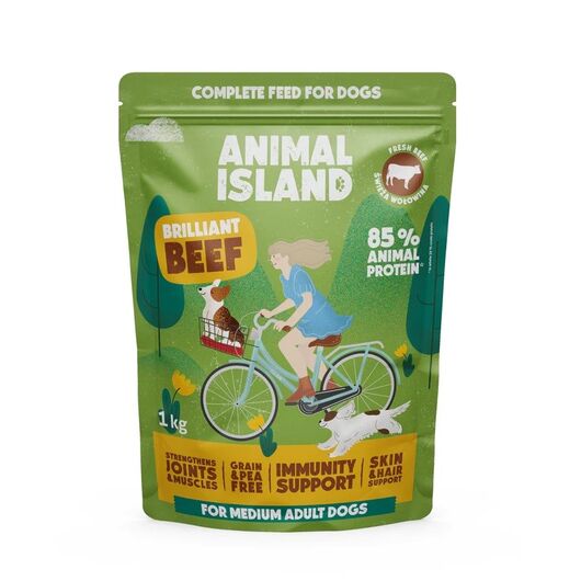 ANIMAL ISLAND Beef - dry dog food - 1kg