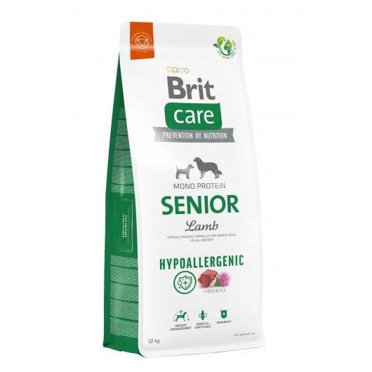 BRIT Care Hypoallergenic Senior Lamb&Rice - dry dog food - 12 kg